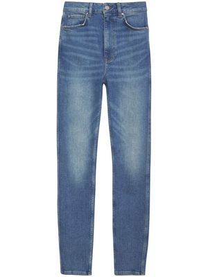 ANINE BING Beck high-rise skinny jeans - Blue