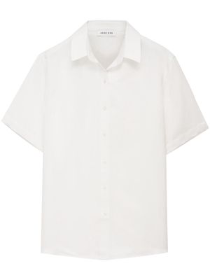 ANINE BING Bruni short-sleeve shirt - White