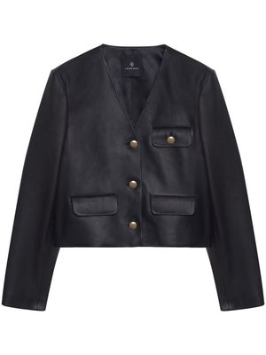 ANINE BING Cara leather jacket - Black