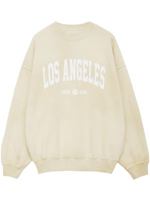 ANINE BING Jaci Los Angeles sweatshirt - Neutrals