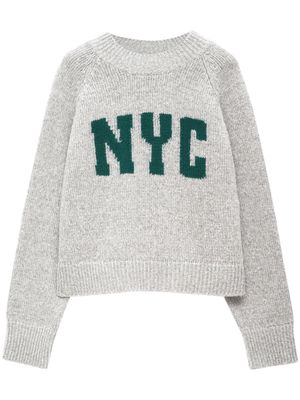 ANINE BING Kendrick New York sweater - Grey