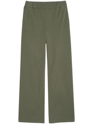 ANINE BING Koa slip-on straight trousers - Green
