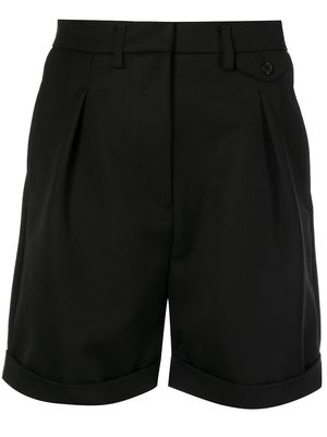 ANINE BING Liza tailored-cut shorts - Black