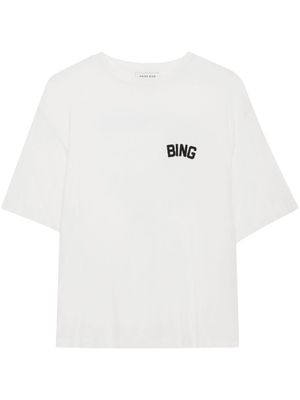ANINE BING Louis Hollywood-print T-shirt - White