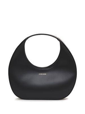 ANINE BING Luna leather mini bag - Black