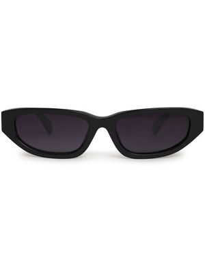 ANINE BING Melrose rectangle-frame sunglasses - Black