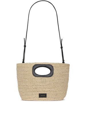 ANINE BING Mogeh raffia tote bag - Neutrals