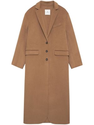 ANINE BING Quinn notched-lapels coat - Brown