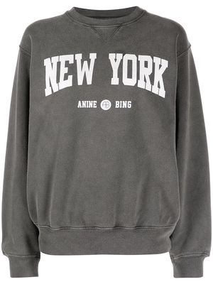 ANINE BING Ramona New York University sweatshirt - Grey