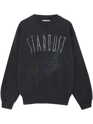 ANINE BING Ramona Stardust graphic-print sweatshirt - Black