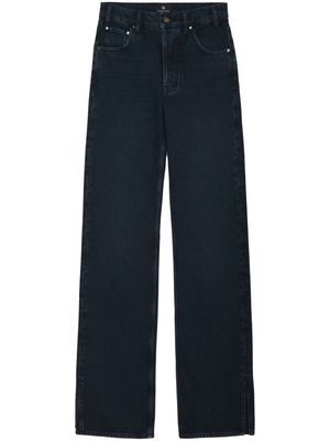 ANINE BING Roy organic cotton straight-leg jeans - Blue
