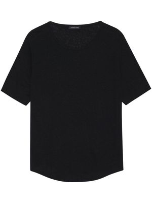 ANINE BING Shay short-sleeve T-shirt - Black