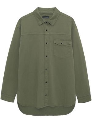 ANINE BING Simon long-sleeve shirt - Green