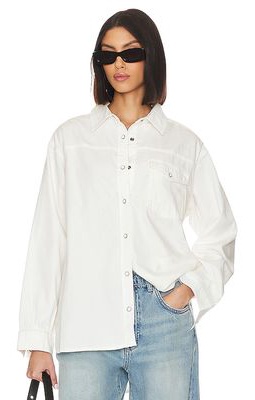 ANINE BING Simon Shirt in White