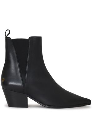 ANINE BING Sky leather ankle boots - Black