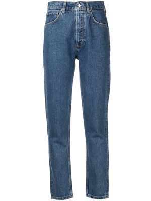 ANINE BING Sonya high-rise tapered jeans - Blue