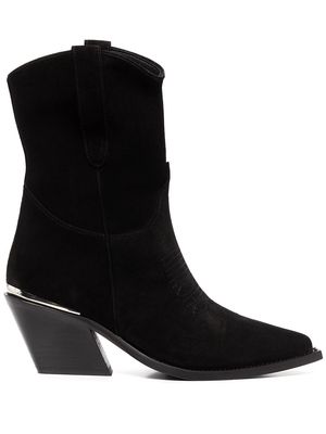 ANINE BING Tania suede boots - Black