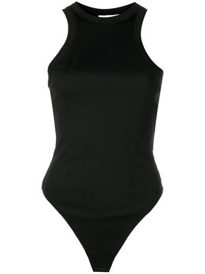 ANINE BING thong sleeveless bodysuit - Black