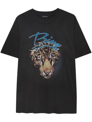 ANINE BING Walker logo-print T-shirt - Black