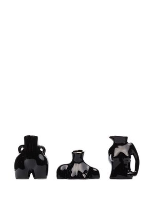 Anissa Kermiche mini trio jugs - Black