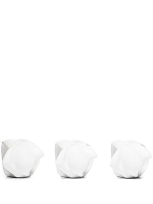 Anissa Kermiche sculpted napkin ring set of 3 - Neutrals