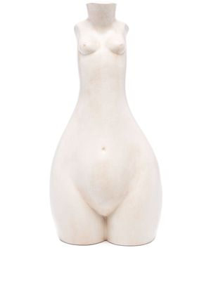 Anissa Kermiche Tit For Tat ceramic candle holder - Neutrals