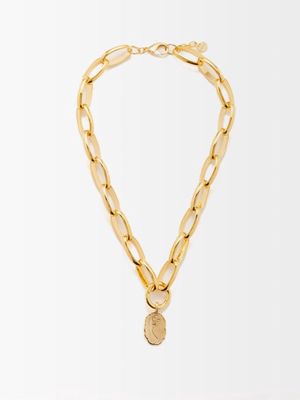 Anita Berisha - Femme 22kt & 14kt Gold-plated Chain Necklace - Womens - Yellow Gold