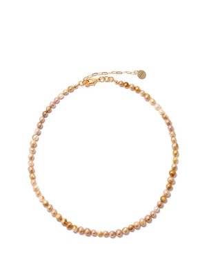 Anita Berisha - She Is Kind Pearl & 14kt Gold-plated Necklace - Womens - Pearl