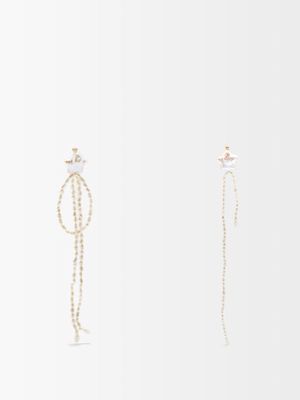 Anita Berisha - Shooting Stars Pearl & 12kt Gold-plated Earrings - Womens - Pearl