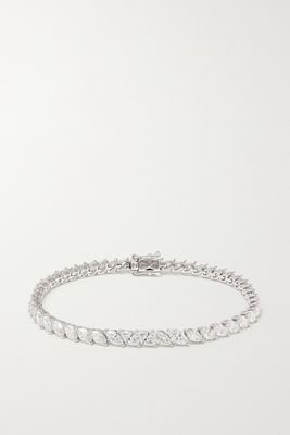 Anita Ko - 18-karat White Gold Diamond Tennis Bracelet - one size
