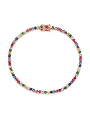 Anita Ko 18kt rose gold Hepburn sapphire and diamond bracelet
