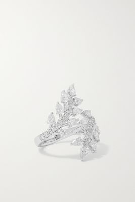 Anita Ko - Jasmine 18-karat Gold Diamond Ring - White gold