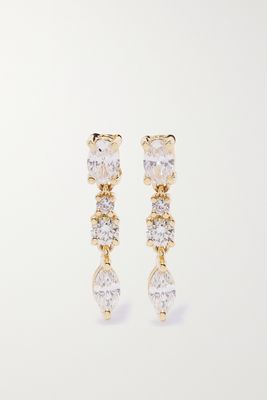Anita Ko - Maya 18-karat Gold Diamond Earrings - one size