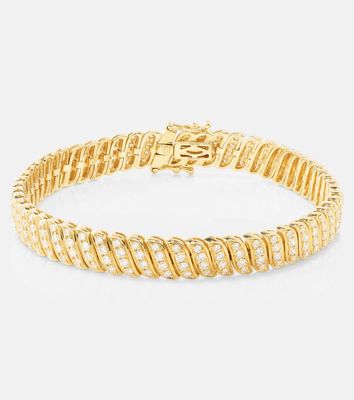 Anita Ko Zoe 18kt yellow gold bracelet with diamonds