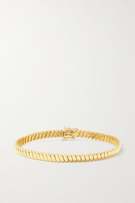 Anita Ko - Zoe Thin 18-karat Yellow Gold Bracelet - one size
