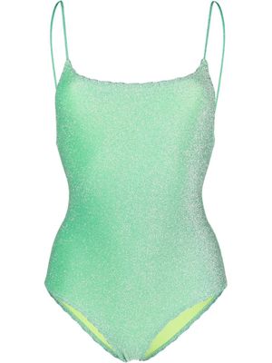 Anjuna Mina metallic swimsuit - Green