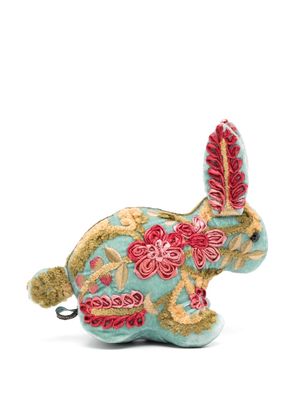 Anke Drechsel bunny embroidered soft toy - Blue