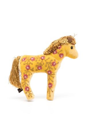 Anke Drechsel pony embroidered soft toy - Yellow