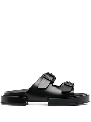 Ann Demeulemeester Henri Block flat sandals - BLACK