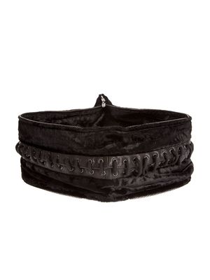 Ann Demeulemeester lace detail belt - Black