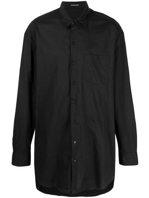 Ann Demeulemeester long-sleeved button-up shirt - Black