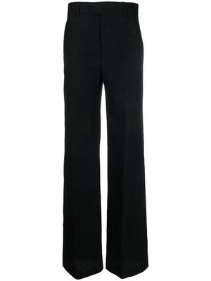 Ann Demeulemeester straight-leg pressed trousers - Black