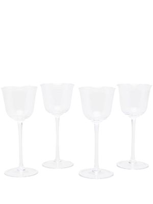 Ann Demeulemeester X Serax pack of four cocktail glasses - White