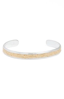 Anna Beck Wide Band Stacking Cuff Bracelet in Two Tone