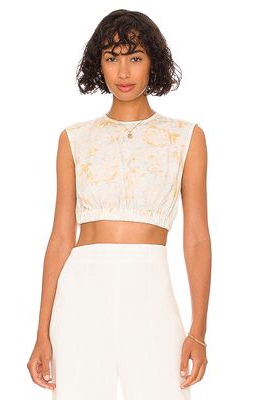 anna nata Abigail Top in Baby Blue