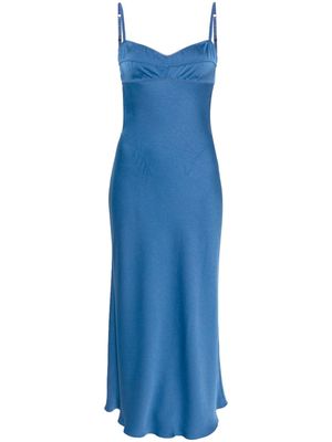 Anna October bustier-style midi dress - Blue