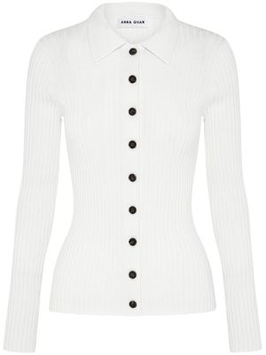 Anna Quan Ashlen cotton cardigan - Neutrals