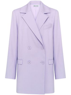 Anna Quan Athena double-breasted blazer - Purple