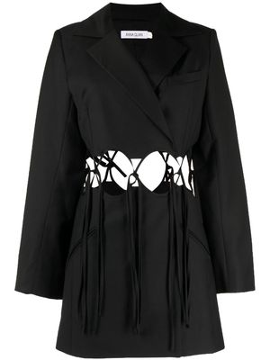 Anna Quan Audrey cut-out mini dress - Black