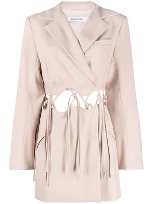 Anna Quan Audrey cut-out mini dress - Pink